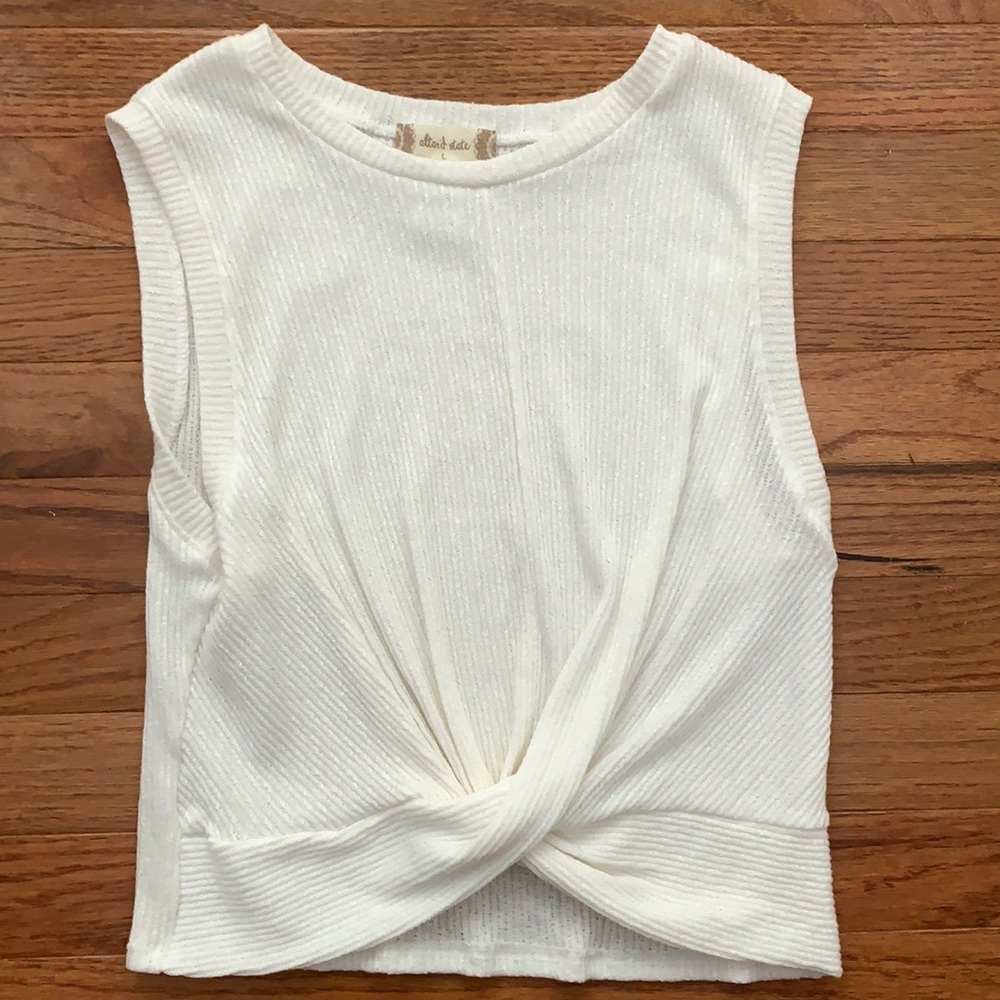 White altered state shirt\tank top